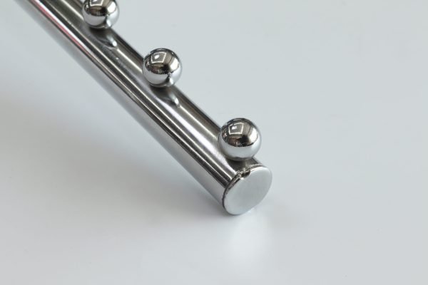 Chrome Metal Wall-Mounted Display Hook